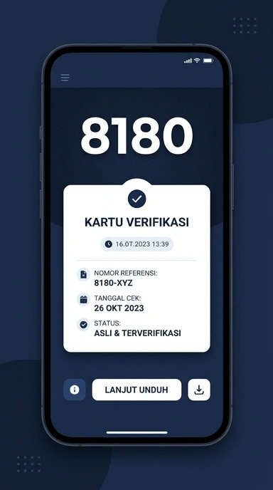 Tampilan kanal resmi 8180