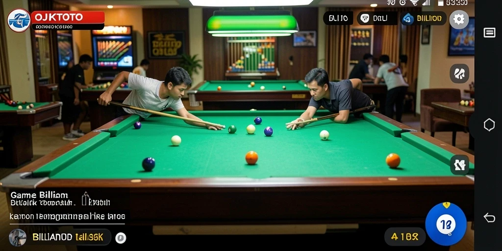 Antarmuka OJKTOTO yang menarik dan fungsional untuk game Billiard.